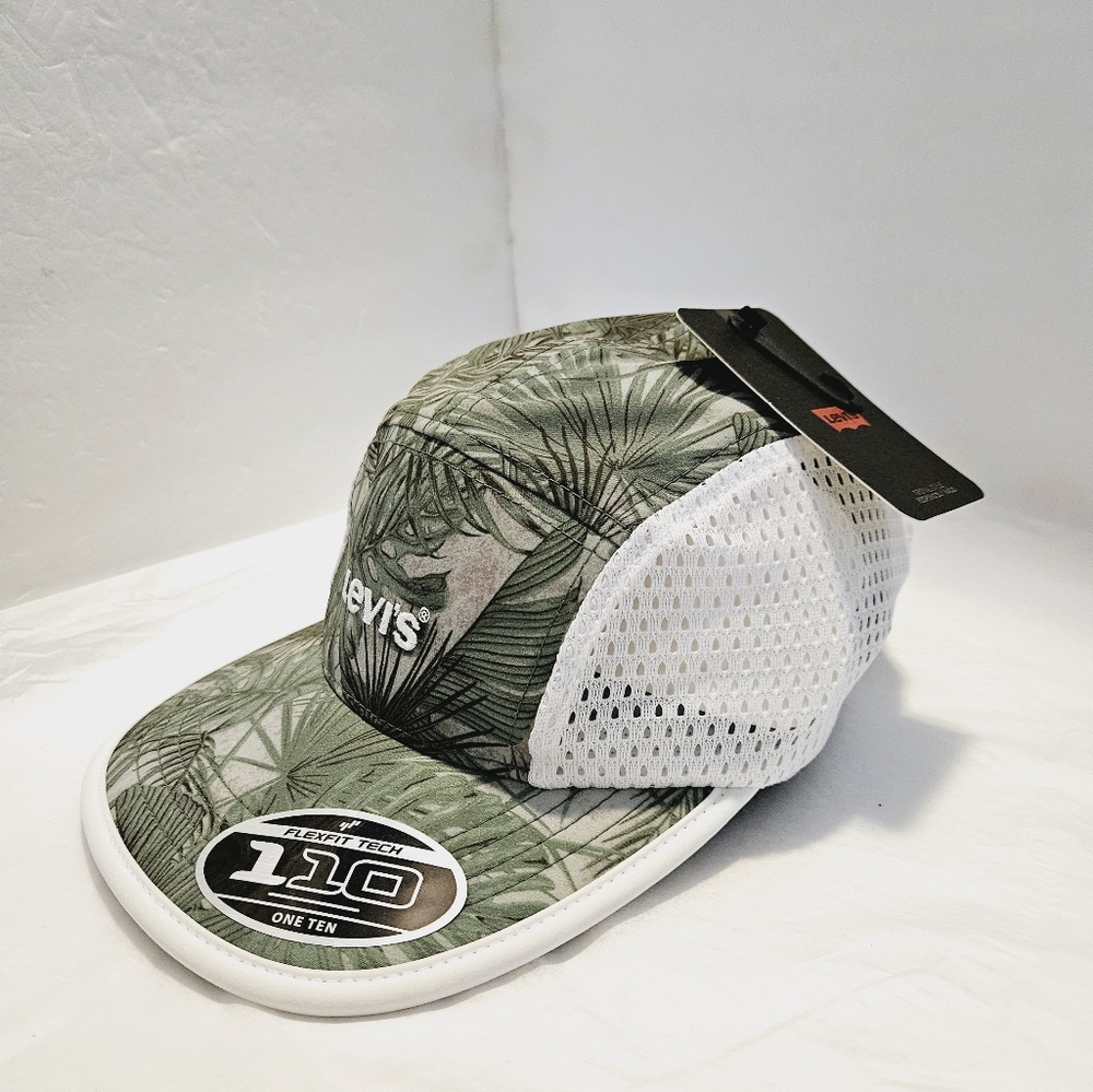 Levi's Packable Cap with Wordmark Logo Women Adjustable White/Grey 10172-02